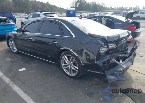 2015 Audi A8 L 4.0T из США, поврежденный, VIN WAU32AFD4FN008649